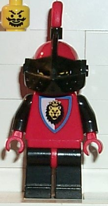 LEGO Minifigure-Royal Knights - Knight 2 With Plume-Castle / Royal Knights-CAS063-Creative Brick Builders